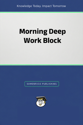 Morning Deep Work Block