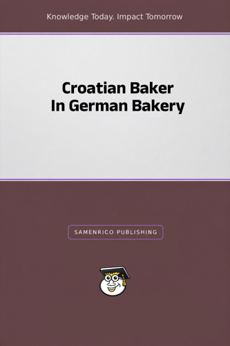 Croatian Baker In German Bakery