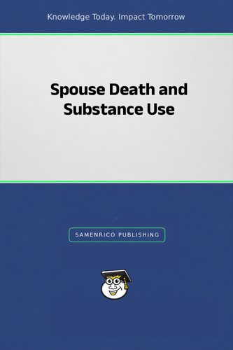 Spouse Death and Substance Use