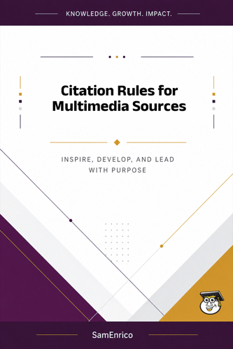 Citation Rules for Multimedia Sources