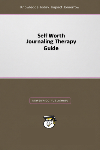 Self Worth Journaling Therapy Guide