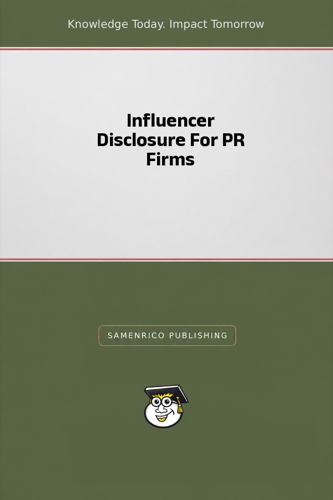 Influencer Disclosure For PR Firms