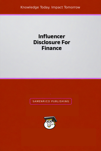 Influencer Disclosure For Finance