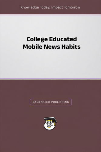 College Educated Mobile News Habits