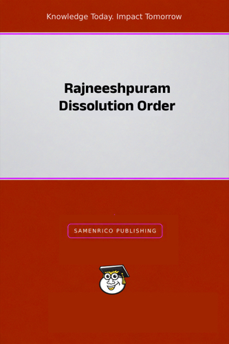 Rajneeshpuram Dissolution Order