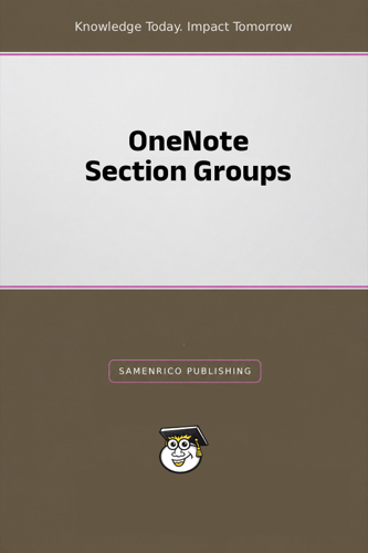 OneNote Section Groups