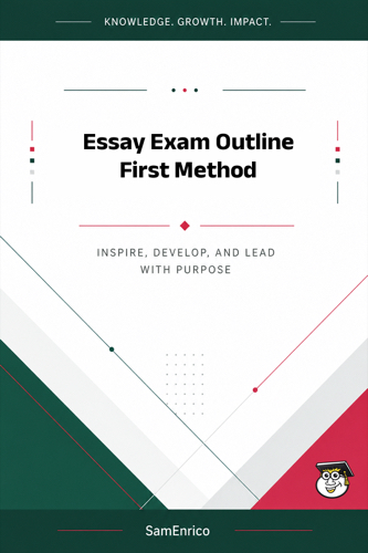 Essay Exam Outline First Method
