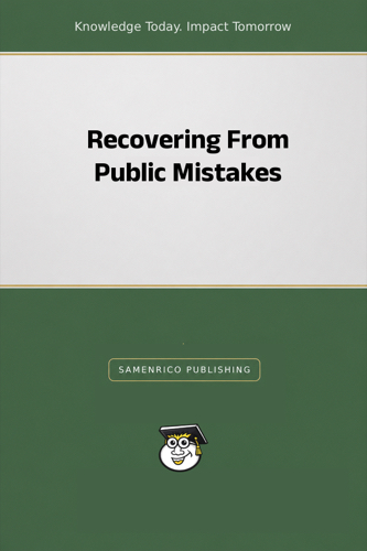 Recovering From Public Mistakes