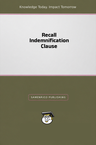 Recall Indemnification Clause