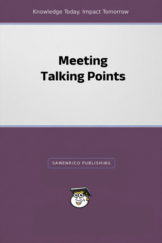 Meeting Talking Points