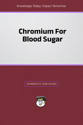Chromium For Blood Sugar