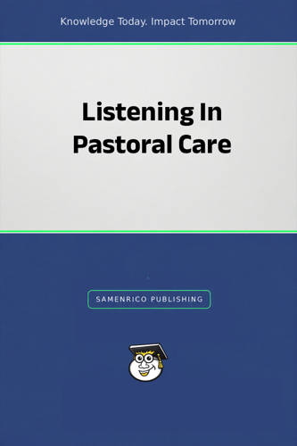 Listening In Pastoral Care