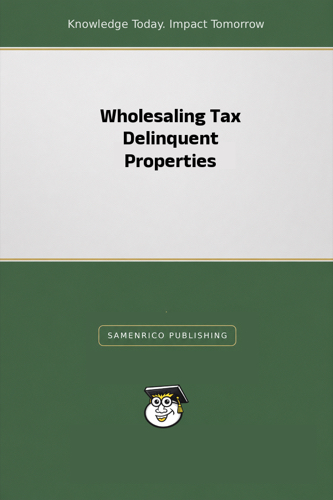 Wholesaling Tax Delinquent Properties