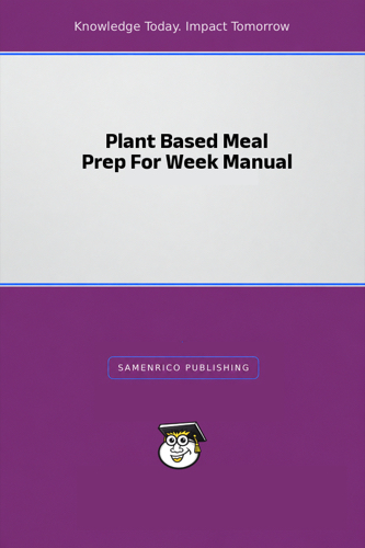 Plant Based Meal Prep For Week Manual