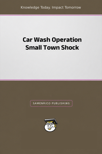 Car Wash Operation Small Town Shock