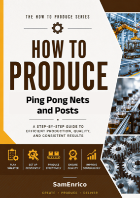 How to Produce Ping Pong Nets and Posts