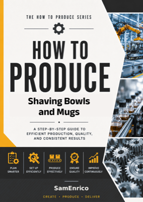 How to Produce Shaving Bowls and Mugs