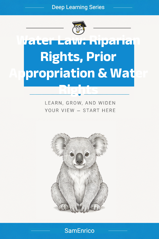 Water Law: Riparian Rights, Prior Appropriation & Water Rights