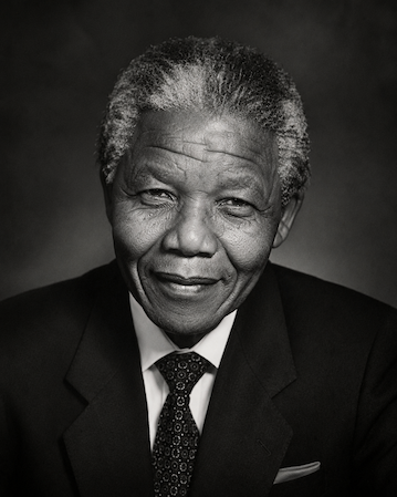 Portrait of Nelson Mandela